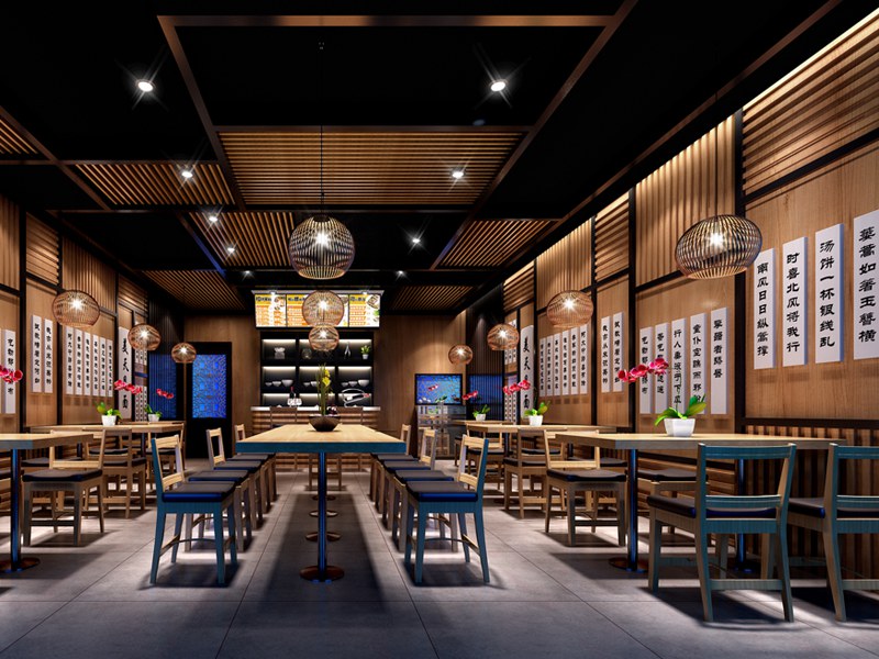 餐館裝修圖片,餐館現代裝修設計圖,餐館裝修效果圖大全